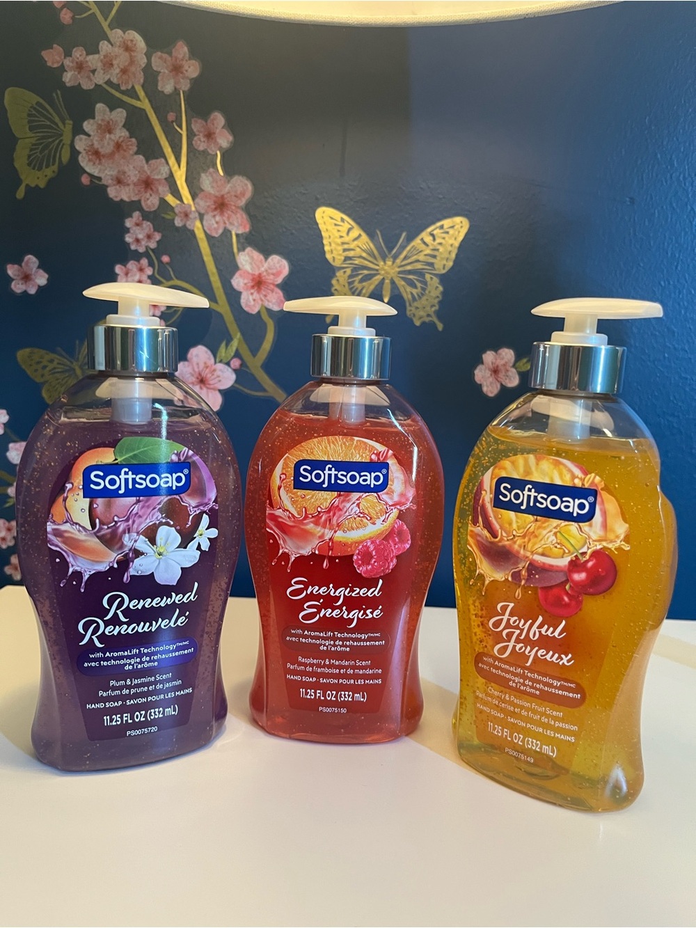 Softsoap Liquid Hand Soap Trio - Purple, Red, Gold